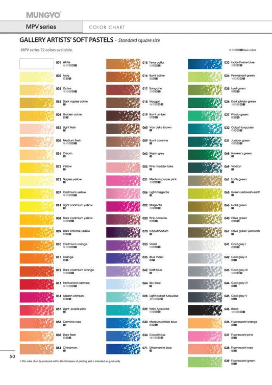 Mungyo Gallery Soft Pastel (Singles - email us your colour list)