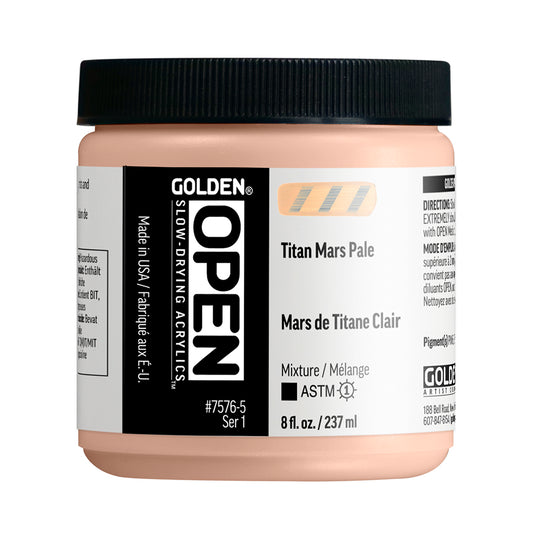 Golden Open Acrylics 237ml Titan Mars Pale