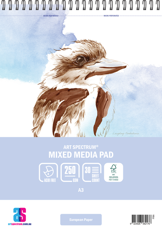 Art Spectrum Mixed Media Spiral Bound 250gsm A3