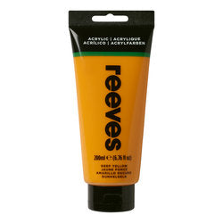 Reeves Acrylic Colour 200ml Deep Yellow