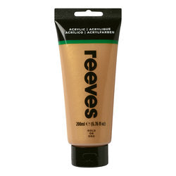 Reeves Acrylic Colour 200ml Gold