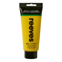 Reeves Acrylic Colour 200ml Medium Yellow