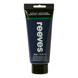 Reeves Acrylic Colour 200ml Prussian Blue Hue