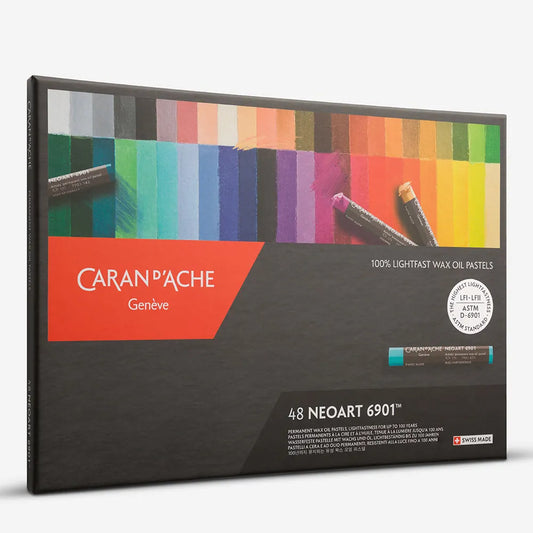 Caran d'Ache 6901 Neoart Wax Oil Pastel Set 48