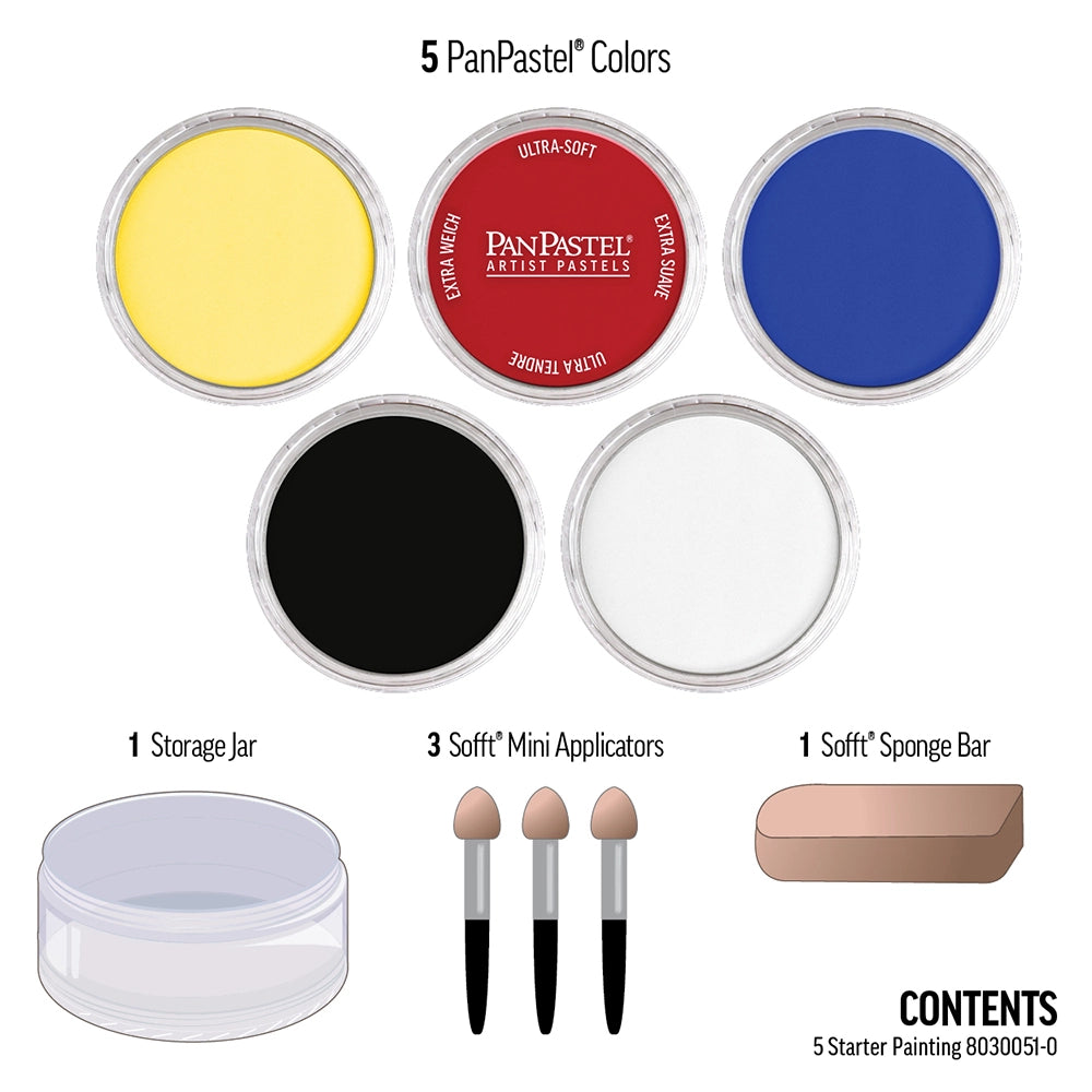 PanPastel 5 Starter Painting 1 Lid Set