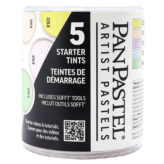 PanPastel 5 Starter Tints 1 Lid Set