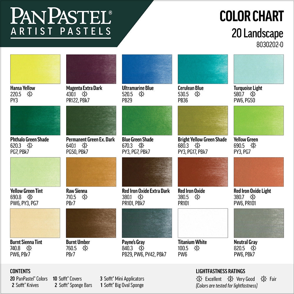 PanPastel 20 Landscape Set