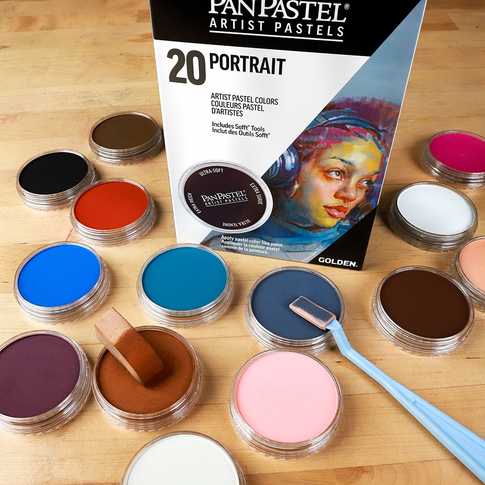 PanPastel 20 Portrait 2 Lid Set