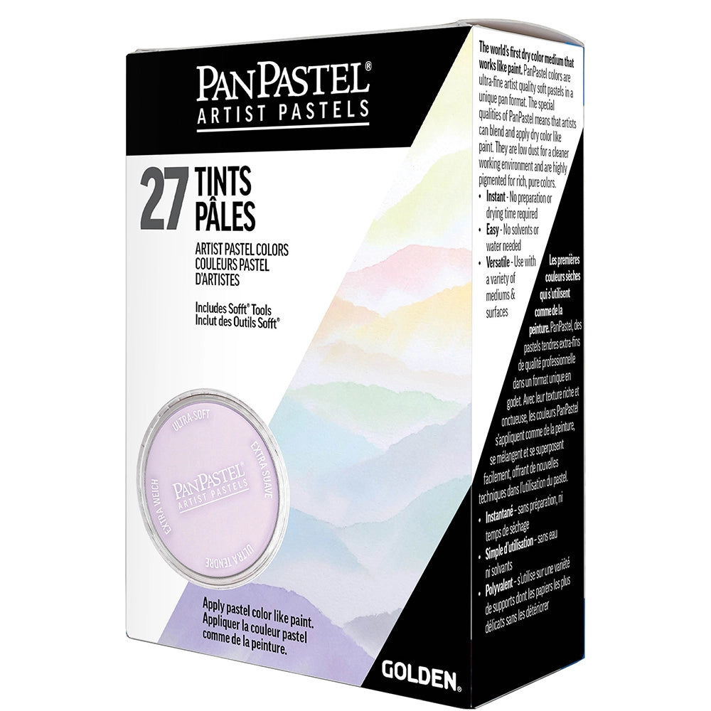 PanPastel 27 Colour 2 Lid Set - Tints