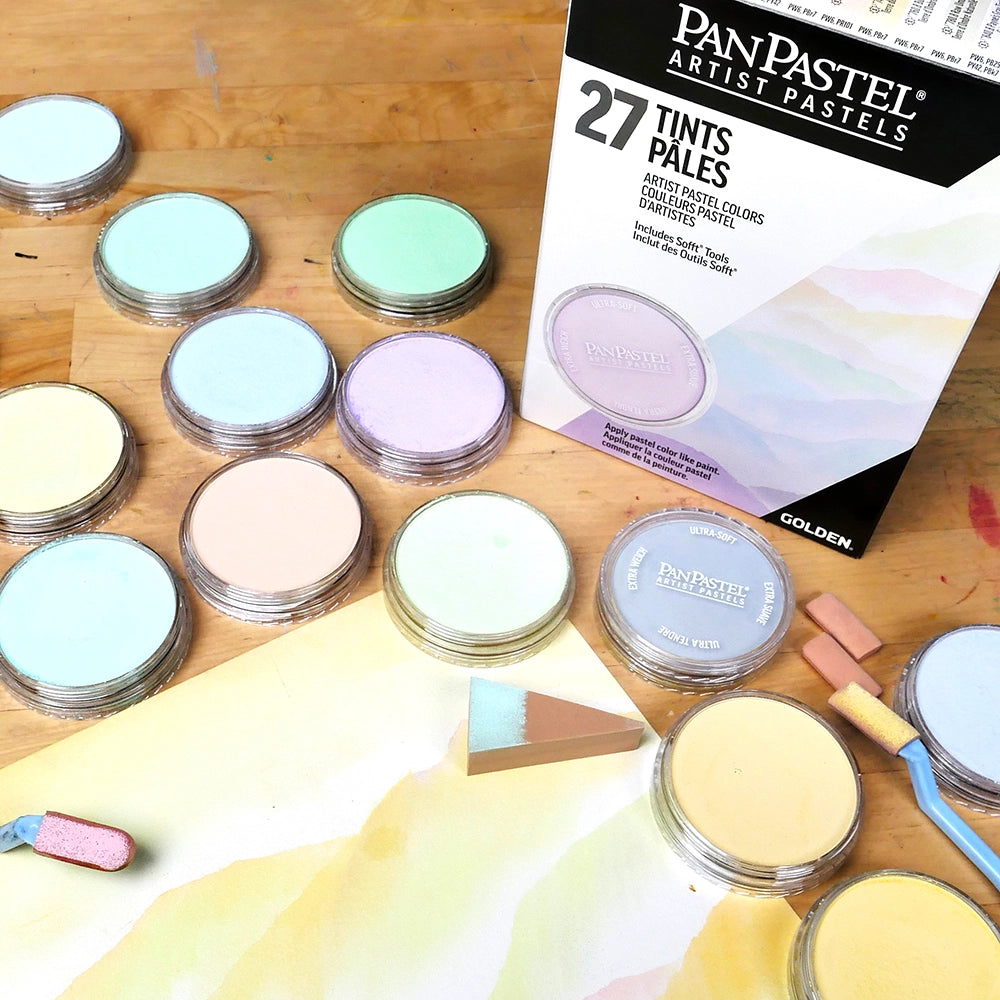 PanPastel 27 Colour 2 Lid Set - Tints