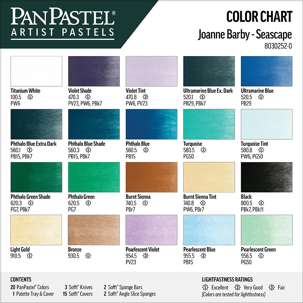 PanPastel 20 Seascape - Joanne Barby Set