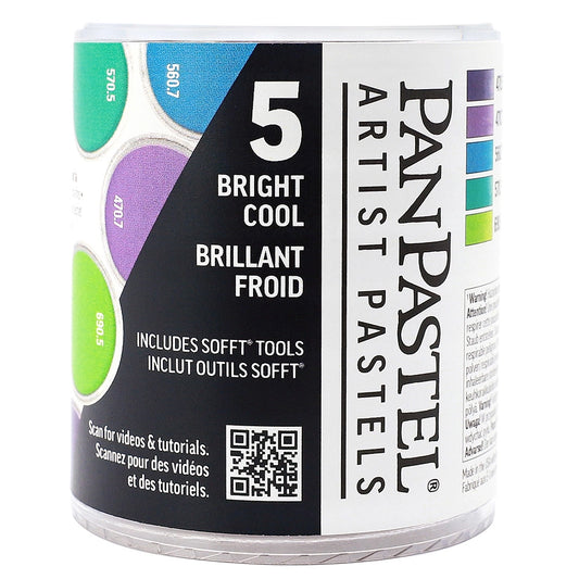 PanPastel 5 Bright Cool 1 Lid Set