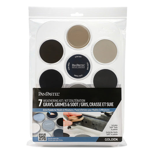 PanPastel 7 Grays, Grime & Soot Set