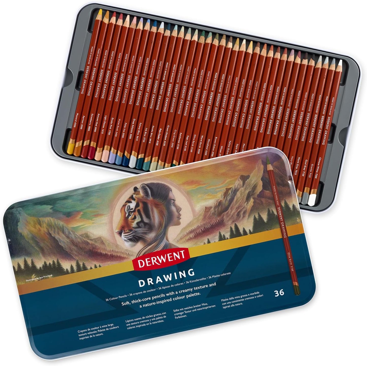 Derwent Drawing Tin 36