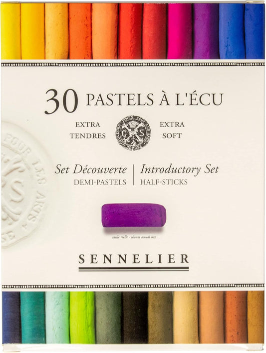 Sennelier Soft Pastel 1/2 Sticks Set of 30 Assorted