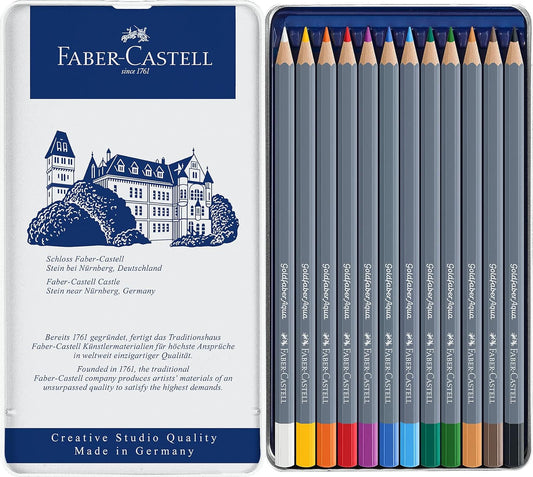 Goldfaber Aqua Watercolour Pencil Tin 12