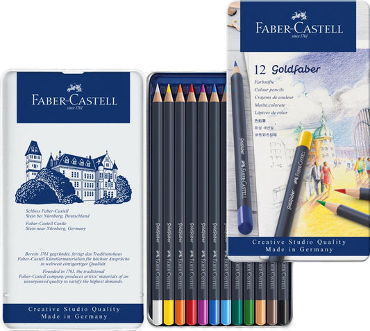 Goldfaber Colour Pencil Tin 12