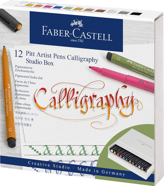 Faber Pitt Calligraphy Studio Box 12pc