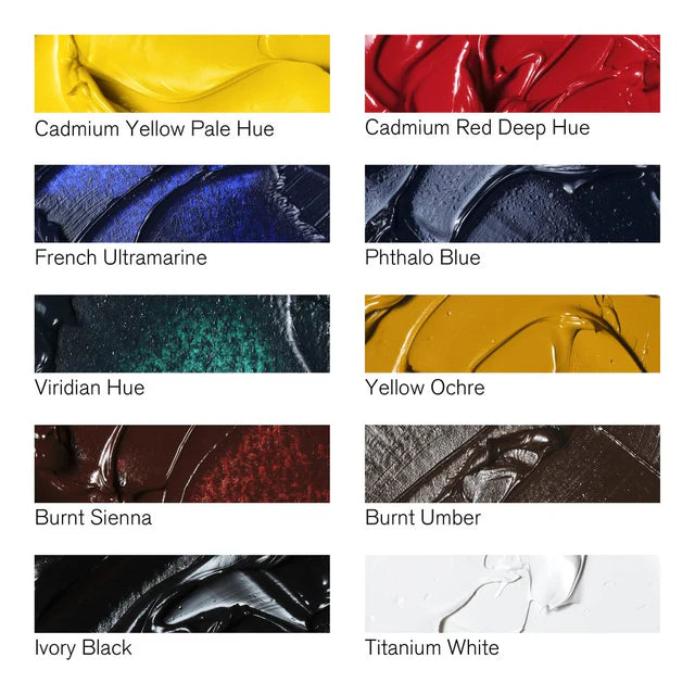 W & N Winton Oil Basic Set 10 x 21ml