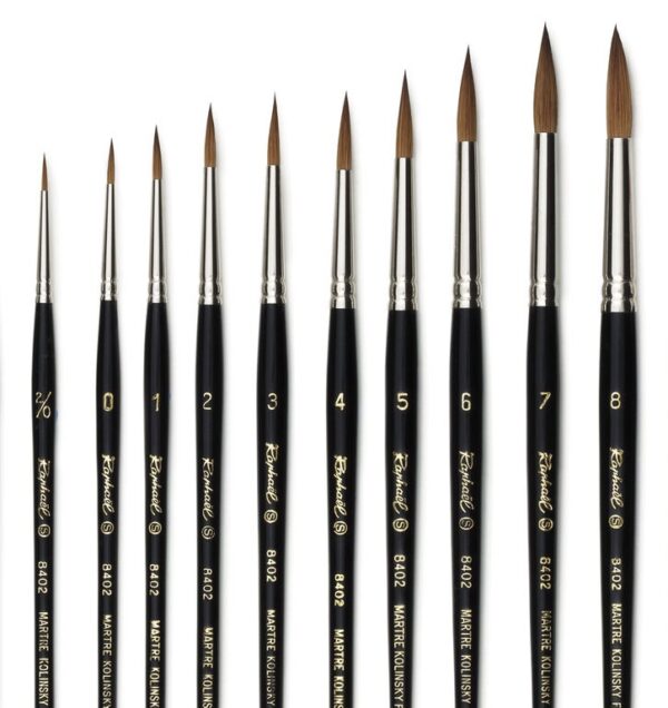 8402 Raphael Kolinsky Sable Long Point Size 6