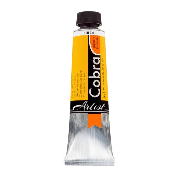 Cobra Water Mixable Oil 40ml 228 Yellow Ochre Light