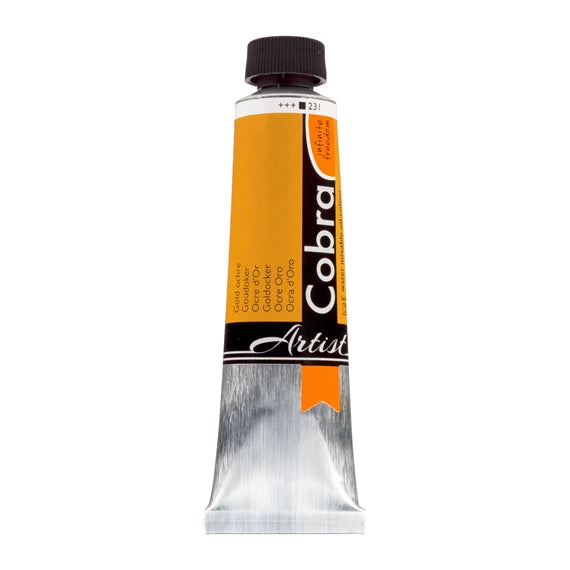 Cobra Water Mixable Oil 40ml 231 Gold Ochre