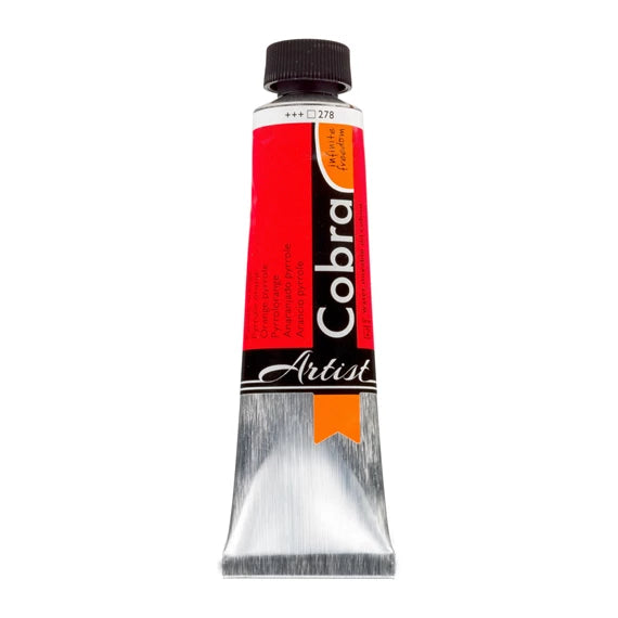 Cobra Water Mixable Oil 40ml 278 Pyrrole Orange