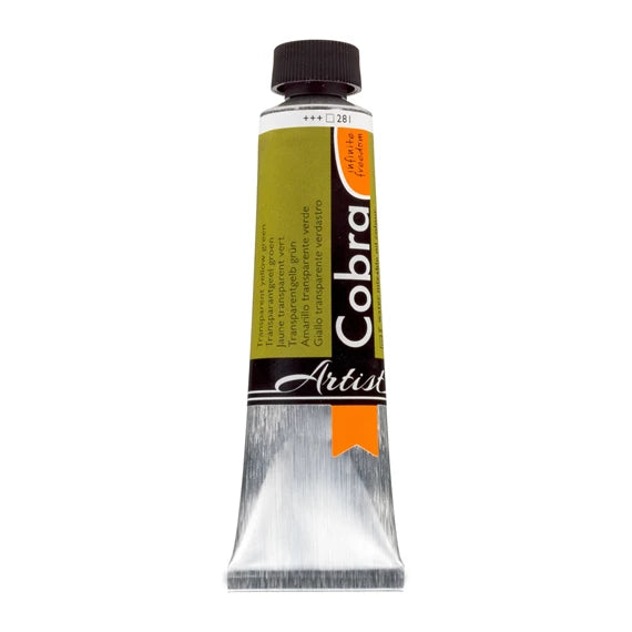 Cobra Water Mixable Oil 40ml 281 Transparent Yellow Green