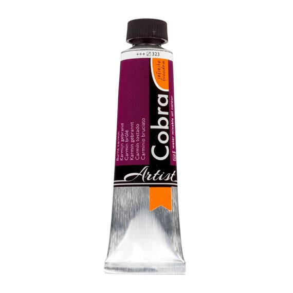 Cobra Water Mixable Oil 40ml 323 Burnt Carmine