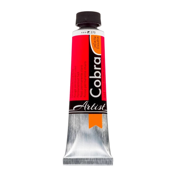 Cobra Water Mixable Oil 40ml 370 Permanent Red Light