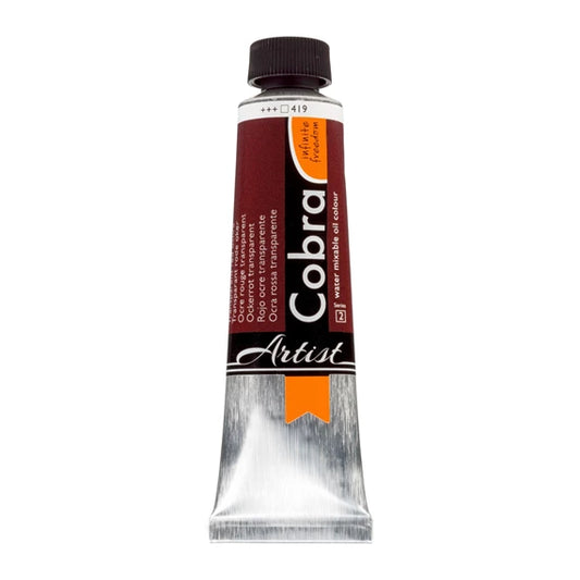 Cobra Water Mixable Oil 40ml 419 Transparent Red Ochre