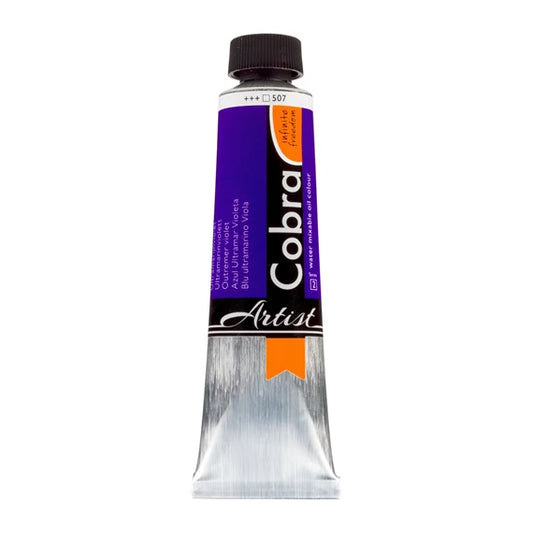 Cobra Water Mixable Oil 40ml 507 Ultramarine Violet