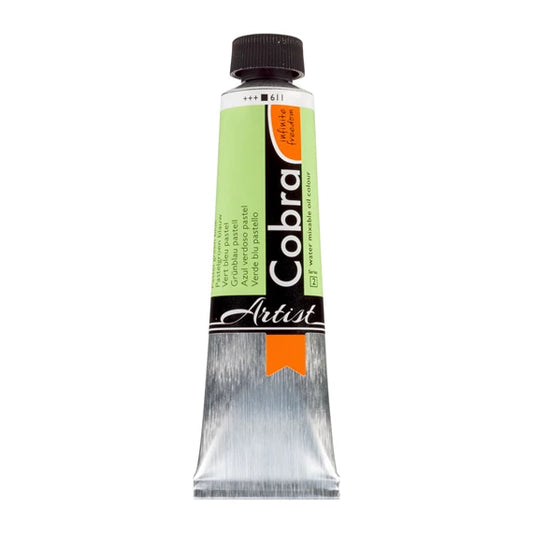 Cobra Water Mixable Oil 40ml 611 Pastel Green Blue