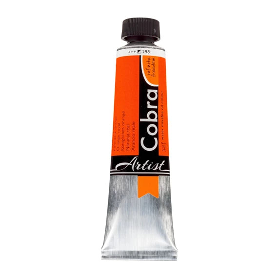 Cobra Water Mixable Oil 40ml 298 Royal Orange