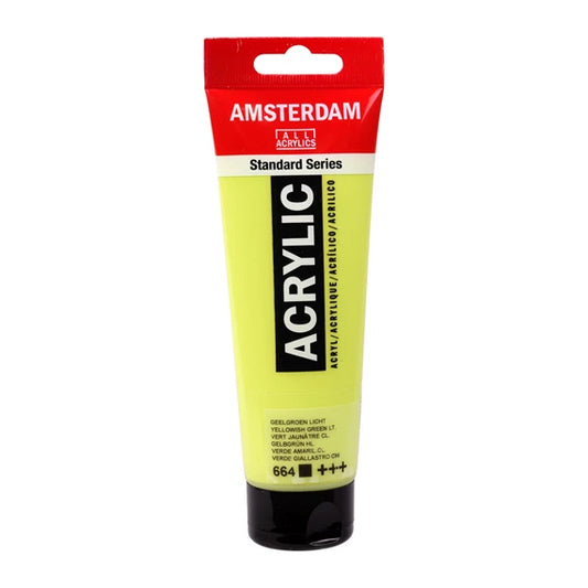 Amsterdam Acrylic 120ml 664 Yellowish Green Light