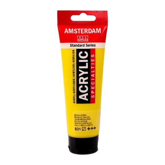 Amsterdam Acrylic 120ml 831 Metallic Yellow