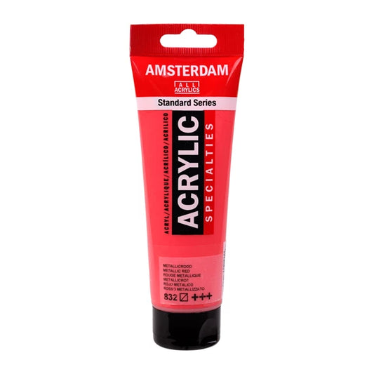 Amsterdam Acrylic 120ml 832 Metallic Red