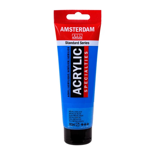 Amsterdam Acrylic 120ml 834 Metallic Blue