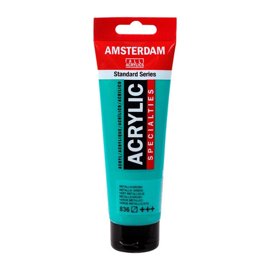 Amsterdam Acrylic 120ml 836 Metallic Green