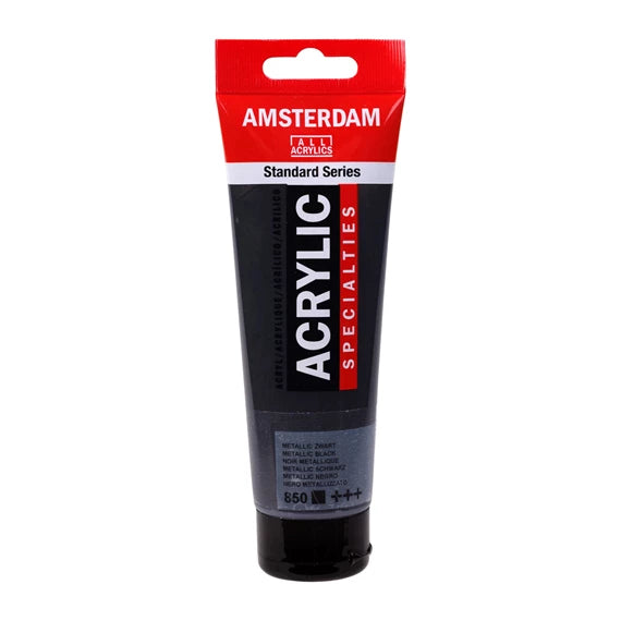 Amsterdam Acrylic 120ml 850 Metallic Black