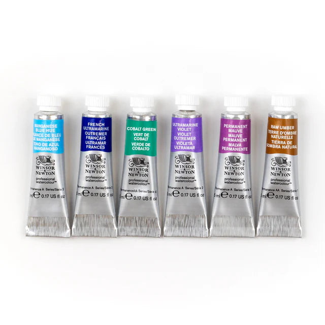 Winsor & Newton Professional Watercolour 6 x 5ml Granulating Set