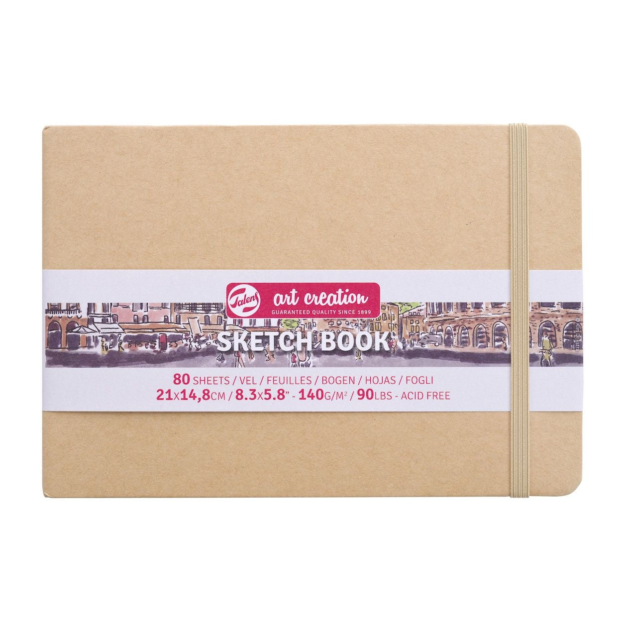 Talens Art Creations Sketchbook 140gsm 21 x 14.8cm Landscape Kraft