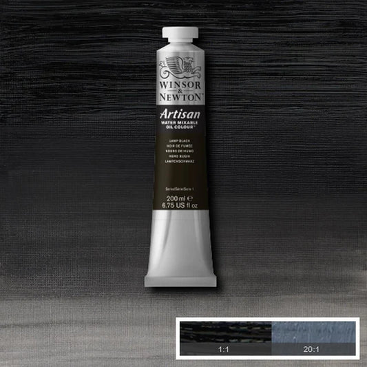 Winsor & Newton Artisan 200ml Lamp Black