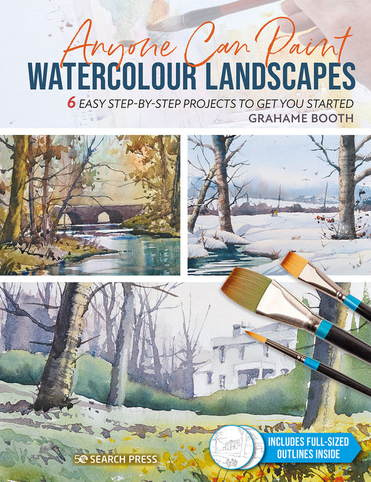 Anyone Can Paint Watercolour Landscapes Book by Grahame Booth