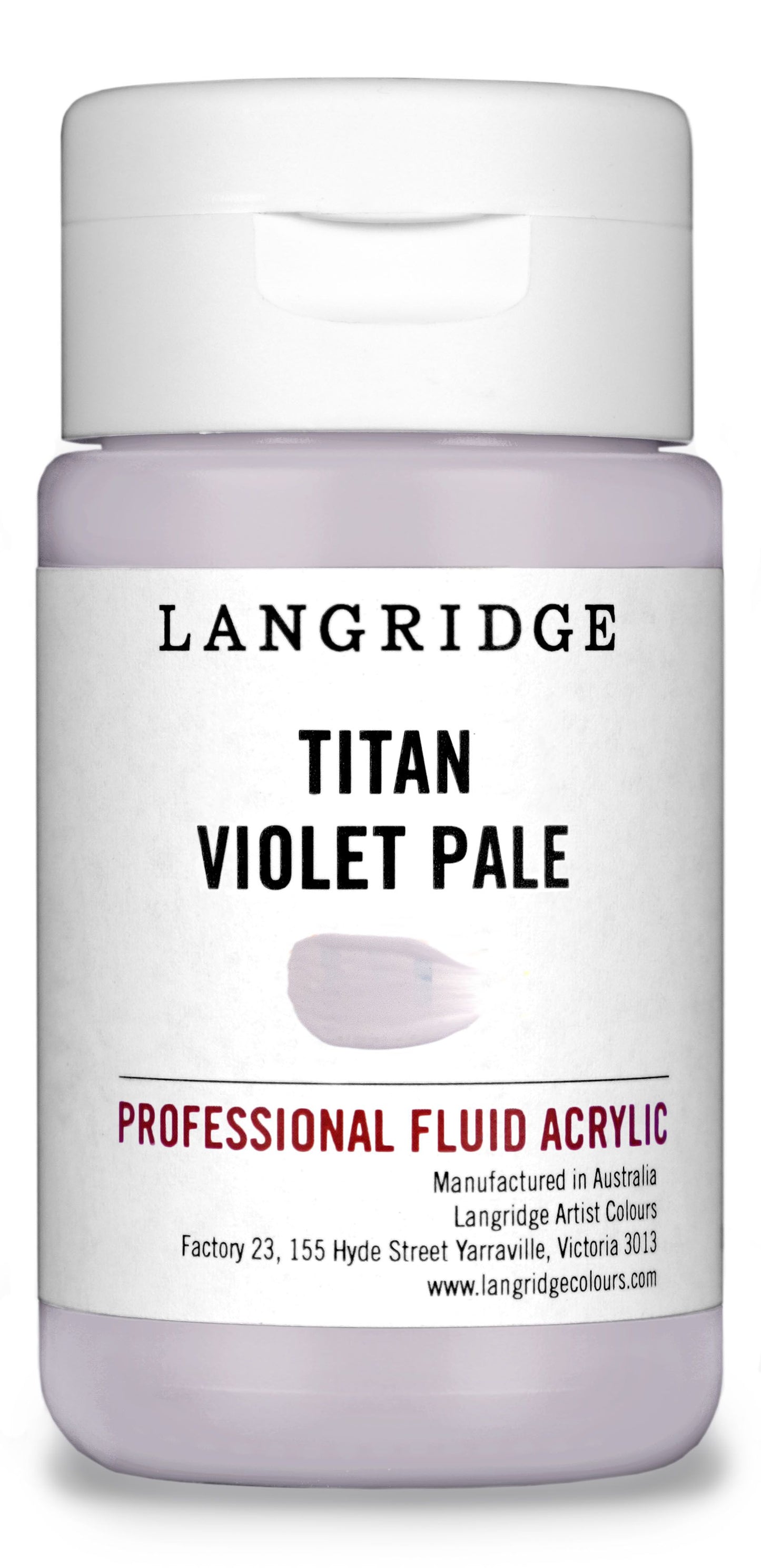 Langridge Fluid Acrylic 125ml Series 1 Titan Violet Pale