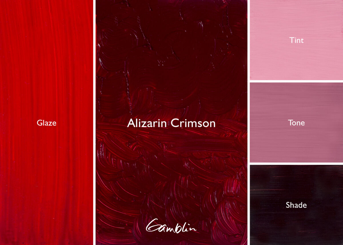 Gamblin Artist Oil Mineral 150ml Series 3 Alizarin Crimson