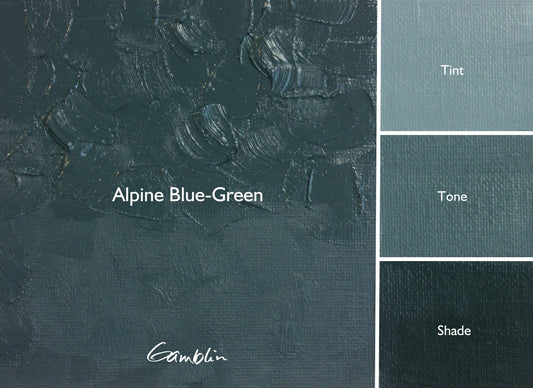 Gamblin Artist Oil 37ml Series 2 Alpine Blue-Green