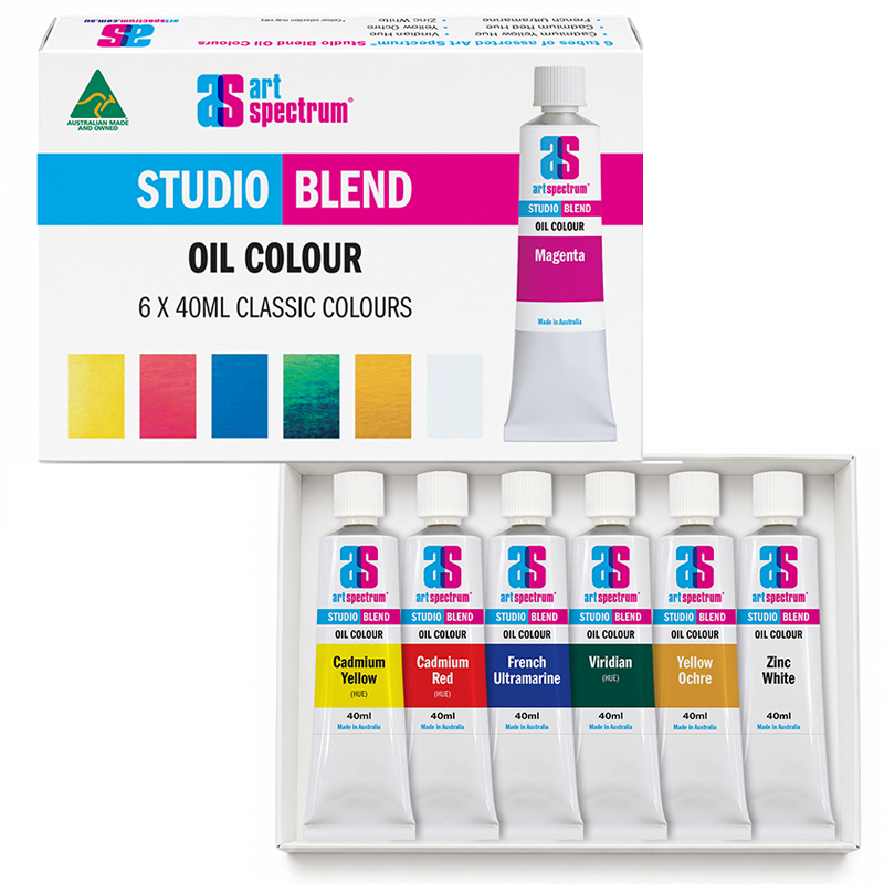 Art Spectrum Studio Blend Oil Colour 6 x 40ml Classic Colours