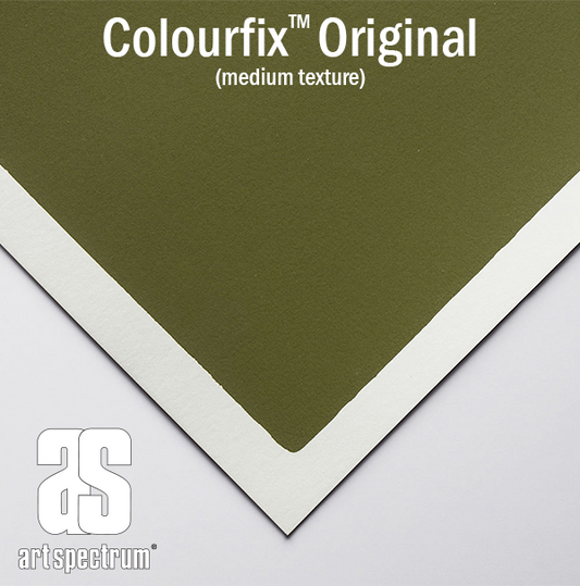 Art Spectrum Colourfix Original 50 x 70cm Pkt 10 Olive Green