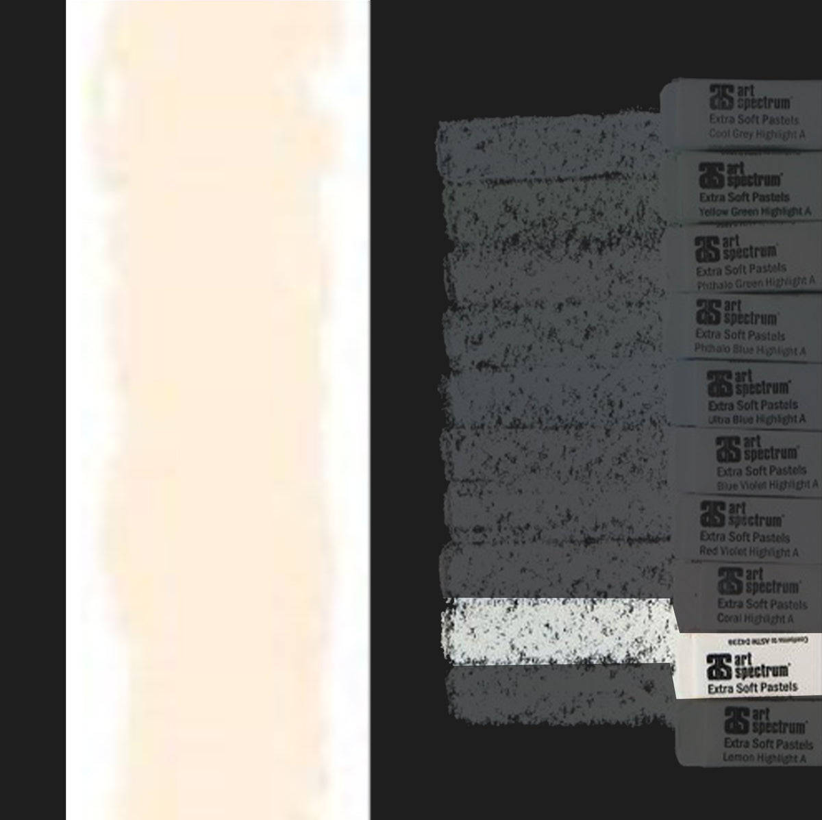 Art Spectrum Extra Soft Square Pastel Orange Highlight 030A
